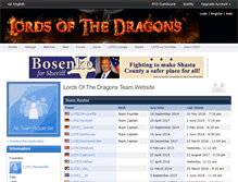 Tablet Screenshot of dragonsempires.voobly.com
