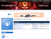 Tablet Screenshot of damned.voobly.com