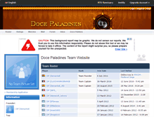 Tablet Screenshot of 12paladines.voobly.com