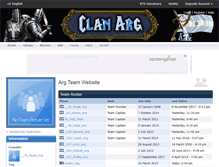 Tablet Screenshot of clan-arg.voobly.com